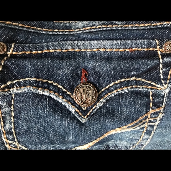 1921 Western Glove Works Destructed Skinny Jeans 24 / 32 - Picture 6 of 11